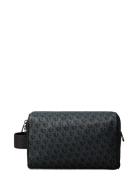 Sculpted Impression Dopp Kit Pu Toilettaske Black Calvin Klein