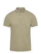 Bs Taketomi Regular Fit Polo Shirt Tops Polos Short-sleeved Khaki Green Bruun & Stengade