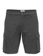 Onscam Stage Cargo Shorts 6689 Life Noos Bottoms Shorts Cargo Shorts Grey ONLY & SONS