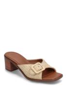 Charlize_Mule50_Rfbk Mules Slip-ins Beige BOSS