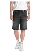 Grover Short Shorts Straight 573 Eco Plus Bottoms Shorts Denim Black Replay