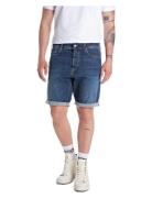 Rbj.981 Short Shorts Tapered 573 Eco Plus Bottoms Shorts Denim Blue Replay