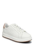Ainsley Two-T Leather Sneaker Low-top Sneakers White Lauren Ralph Lauren