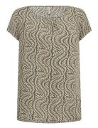 Sc-Rositta Tops T-shirts & Tops Short-sleeved Multi/patterned Soyaconcept
