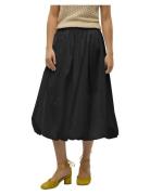 Vmfriba Mw 7/8 Balloon Skirt Wvn Ga Skirts Knee-length & Midi Skirts Black Vero Moda