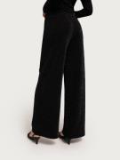 Selected Femme - Vide bukser - Black - Slfruetinni Hw Relaxed Pants - Bukser