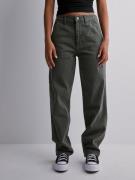 Woodbird - Vide bukser - Dusty Green - WBDenise Craft Pant - Bukser