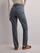 Only - Straight jeans - Special Blue Grey Denim - Onlemily Stretch Hw St Ak Dnm DOT32 - Jeans