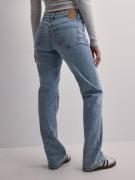 Pieces - Straight jeans - Light Blue Denim - Pckelly Mw Straight Jeans LB302 Noo - Jeans