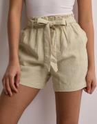 JDY - Beige - Jdysay Mw Linen Shorts Wvn Noos