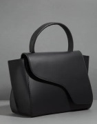 ATP ATELIER - Sort - Arezzo Leather Handbag