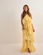 Vero Moda - Gul - Vmfelicia Slrouleau Ruffle Maxi Dre
