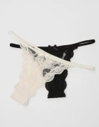 Nelly - Sort - Adorable 2-Pack Thong