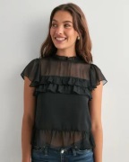 Nelly - Sort - Flounce Around Blouse
