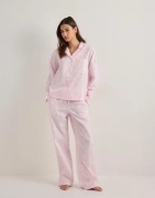Hunkemöller - Pink - Pj Ls Co Stripe Hearts
