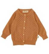 Petit Piao Cardigan - Strik - Camel m. HulmÃ¸nster