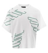 Emporio Armani T-shirt - Hvid m. GrÃ¸n