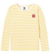 Wood Wood Bluse - Kim - Off White/Yellow Stripes