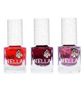 Miss Nella Neglelak - 3-pak - Strawberry'n'Cream /Shazam/Jazzber