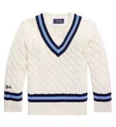 Polo Ralph Lauren Sweater - Strik - Watch Hill - Cream/Navy