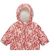 Moncler Jakke - Vernant - Rosa m. Print