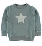 En Fant Sweatshirt - StÃ¸vet GrÃ¸n m. Stjerne