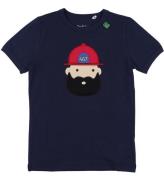 Freds World T-shirt - Navy m. Brandmand