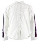 Tommy Hilfiger Skjorte - Hvid m. Striber