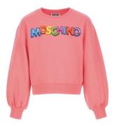 Moschino Sweatshirt - Cropped - Pink m. Print