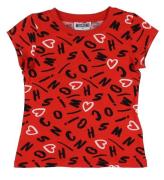 Moschino T-shirt - RÃ¸d m. Print