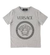 Versace T-shirt - Medusa - GrÃ¥meleret/MÃ¸rkegrÃ¥