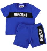 Moschino SÃ¦t - T-Shirt/Shorts - BlÃ¥