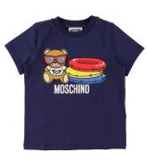Moschino T-shirt - Navy m. Print