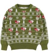 Jule-Sweaters Bluse - Den Stilede Julesweater - GrÃ¸n