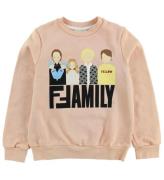 Fendi Kids Sweatshirt - Pudder m. Fendi Family