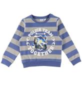 Name It Sweatshirt - NmmDes Playmobil - Bijou Blue/GrÃ¥meleret m.