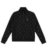 Philipp Plein Cardigan - Monogram - Sort m. Print