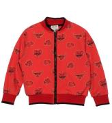 Kenzo Cardigan - Exclusive Edition - Bright Red/Sort m. Kenzos D