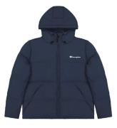 Champion Fashion Dynejakke - Navy m. Logo