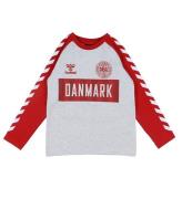 Hummel Bluse - DBU - hmlHooray - GrÃ¥meleret/RÃ¸d