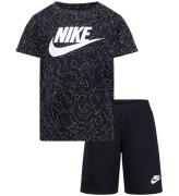 Nike ShortssÃ¦t - T-shirt/Shorts - Sort
