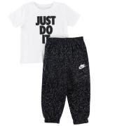 Nike SÃ¦t - T-shirt/Sweatpants - Sort/Hvid
