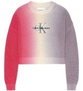 Calvin Klein Bluse - Strik - Monogram Gradient - Auburn