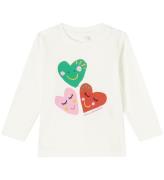 Stella McCartney Kids Bluse - Off White m. Hjerter