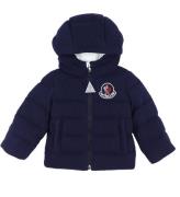 Moncler Dunjakke m. Uld - Igore - Navy