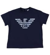Emporio Armani T-shirt - Navy m. Logo