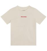 Zadig & Voltaire T-shirt - Kita - Cream m. Tekst