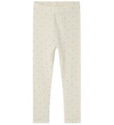 LilÂ´Atelier Leggings - Rib - NmfGago - Noos - TurtleDove Heart