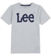 Lee T-Shirt - Wobbly Graphic - Vintage Grey Heather