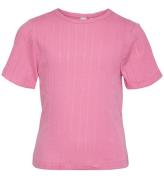 Vero Moda Girl T-shirt - VmJulieta - Pink Cosmos m. Hulmønster